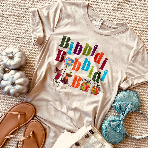Disney Halloween Cinderella T-Shirt, Bibbidi Bobbidi Boo Pumpkins with Jaq and Gus