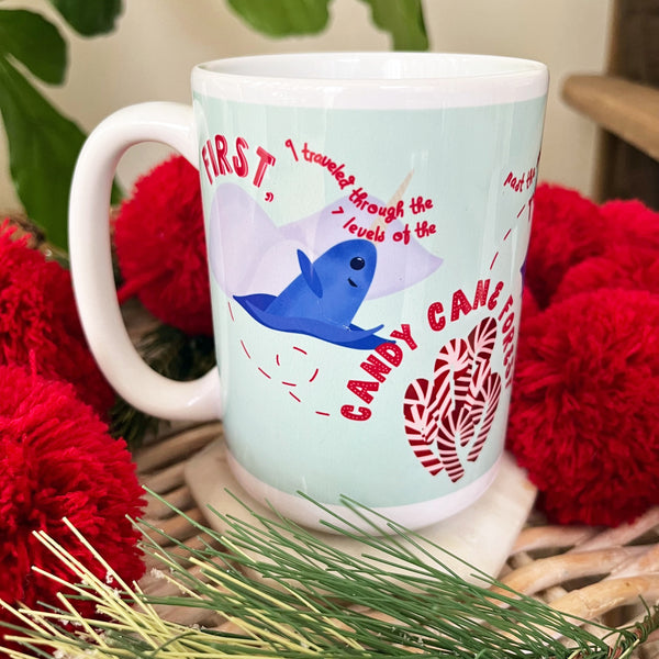 Buddy the Elf Christmas Story Holiday Movie White glossy mug