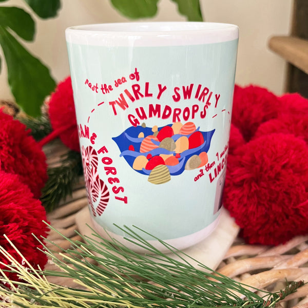 Buddy the Elf Christmas Story Holiday Movie White glossy mug