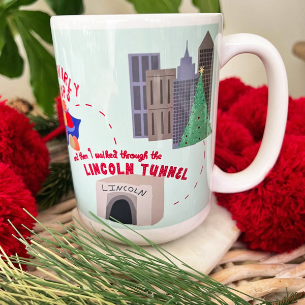 Buddy the Elf Christmas Story Holiday Movie White glossy mug