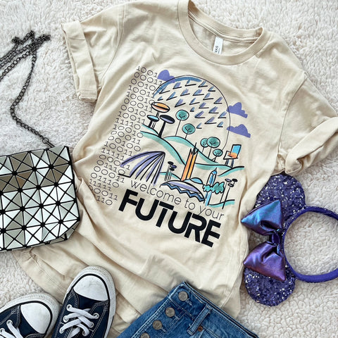 Spaceship Earth T-Shirt Disney Shirt Welcome to Your Future EPCOT Ride T-Shirt