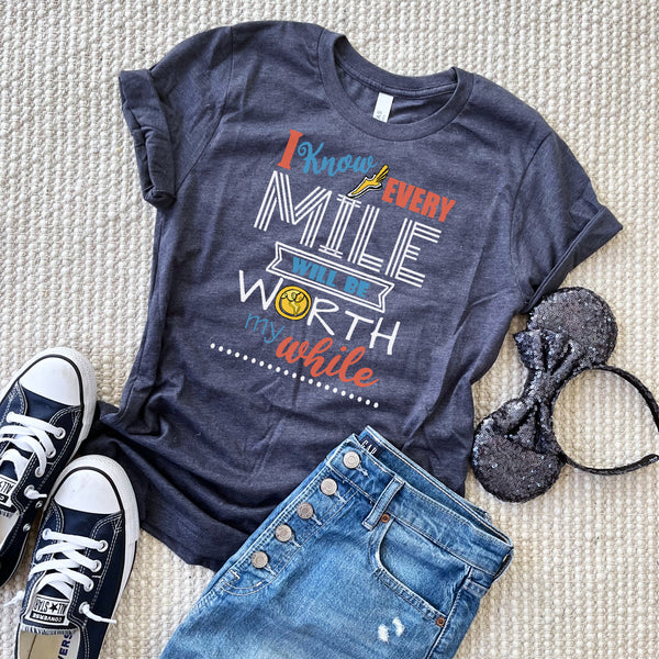 Hercules T-Shirt Every Mile Worth My While Quote T-Shirt