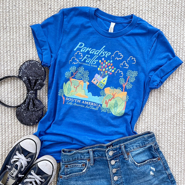 UP! Paradise Falls Park T-Shirt National Park Disney UP T-Shirt