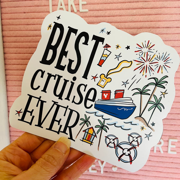 Disney Cruise Ship Magnet Best Cruise Ever Magnet