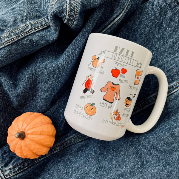 Disney Fall To-Do List Mug