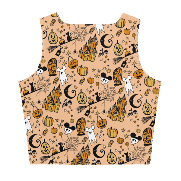 Disney Halloween Party Crop Top Disney Shirt Not So Scary Halloween Magic Kingdom Party Crop Top