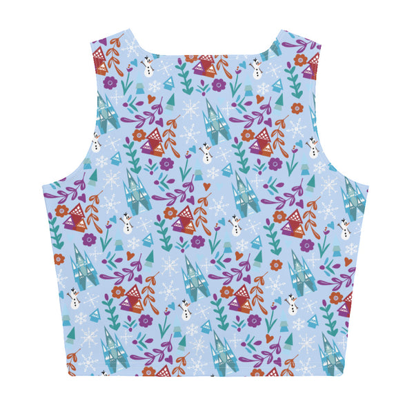 Frozen Crop Top Anna and Elsa Sisters Frozen Shirt Disney Shirt Disney Crop Top