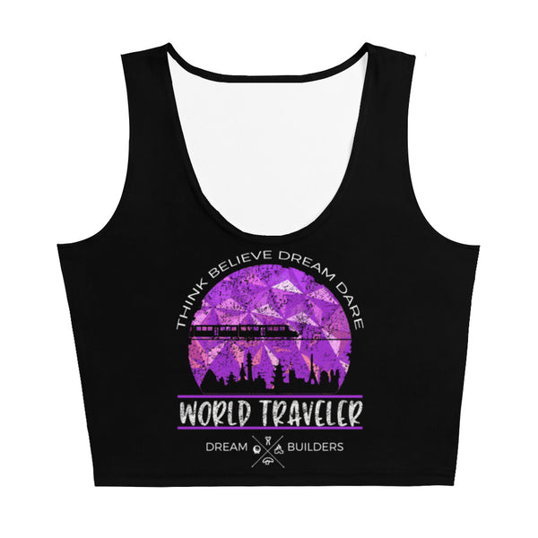 Disney EPCOT Crop Walt Disney World Dream Builders World Traveler Disney Crop Top