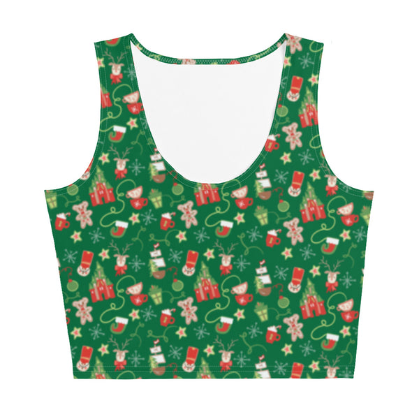 Disney Christmas Merriest Place on Earth Crop Top Disney Parks Holiday Crop Top