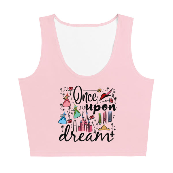 Sleeping Beauty Crop Top Once Upon a Dream Disney Shirt Princess Aurora Crop Top