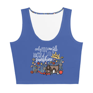 Snow White Crop Top Princess Shirt Only You Can Fill the World with Sunshine Disney Crop Top