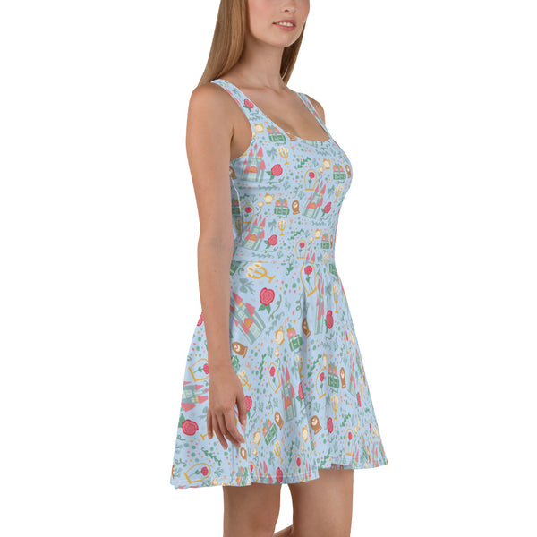 Belle Dress Beauty Within Disney Princess Beauty and the Beast Skater Dress