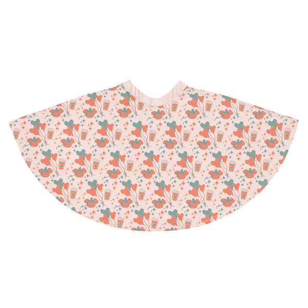 Main Street USA Fall Disney Skirt Magic Kingdom Skirt Autumn Outfit-Wisp Pink