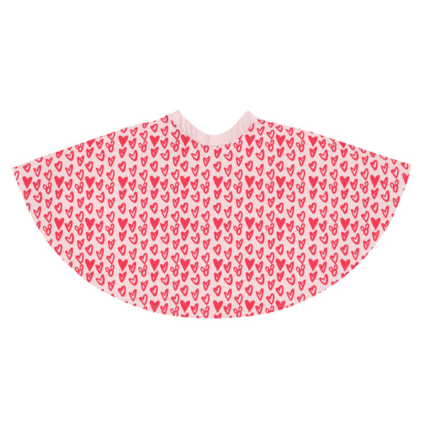 Mickey Hearts Skirt Disney Valentines Day Hearts and Mickeys Love Skater Skirt- Pink