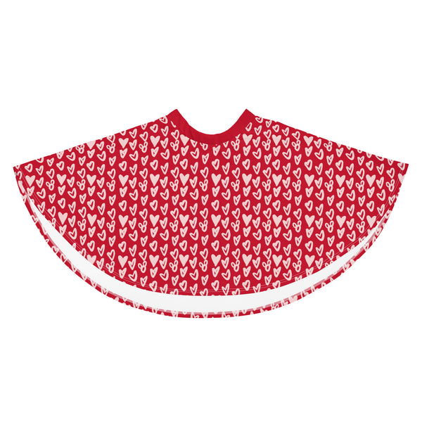 Mickey Hearts Skirt Disney Valentines Day Hearts and Mickeys Love Skater Skirt