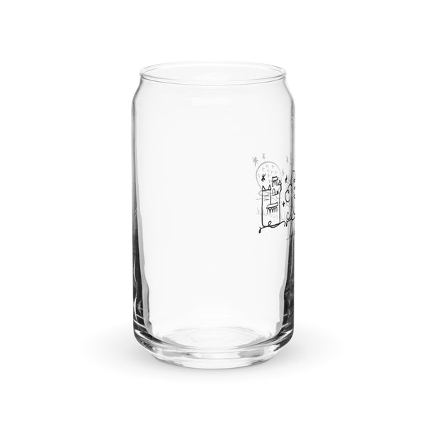 Disney Parks Icons Iced Coffee What a Wonderful World Can-shaped glass