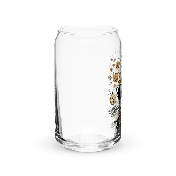 Disney Halloween Party Iced Coffee Glass Disney Not So Scary Halloween Magic Kingdom Can-shaped glass