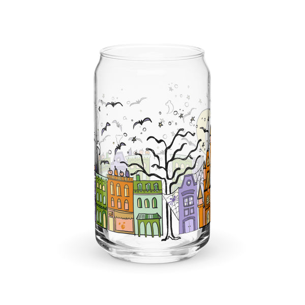 Main Street Halloween Disney Halloween Castle Iced Coffee Can-shaped glass