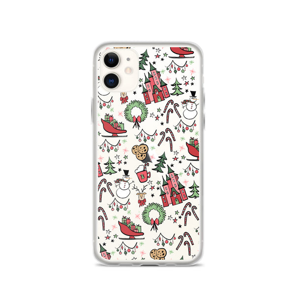 Disney Christmas Party iPhone Case Disney Phone Case Christmas Phone Case