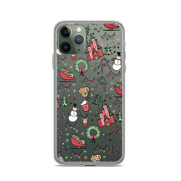 Disney Christmas Party iPhone Case Disney Phone Case Christmas Phone Case