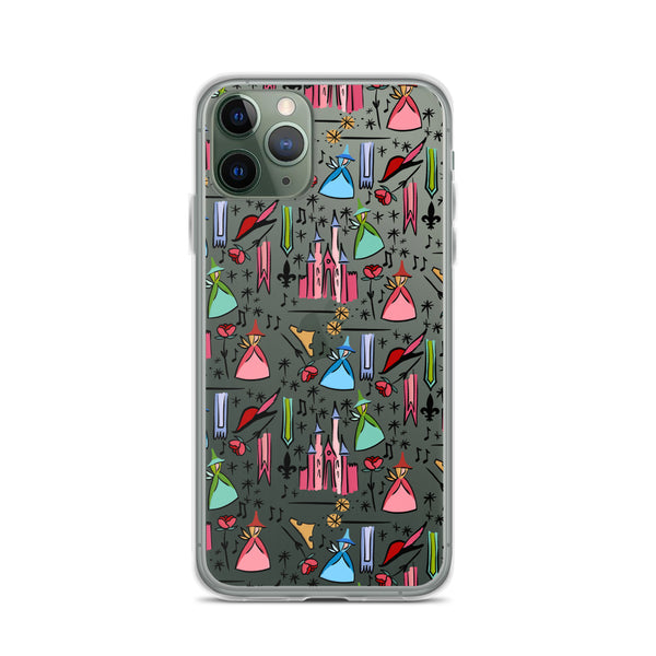 Sleeping Beauty iPhone Case Princess Aurora Good Fairies Castle Disney iPhone Case