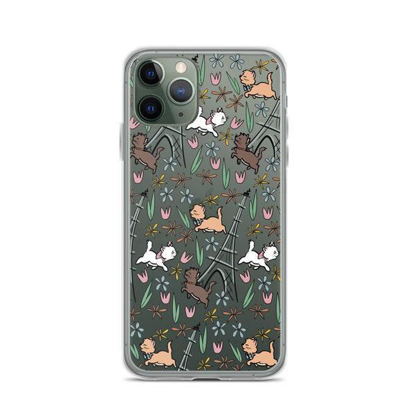 The Aristocats iPhone Case Paris in the Springtime Disney Phone Case Flower and Garden Epcot France iPhone Case