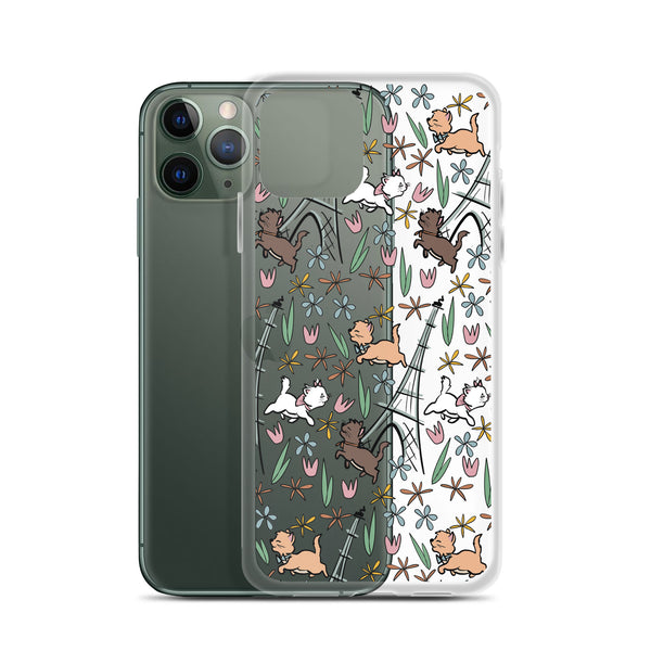 The Aristocats iPhone Case Paris in the Springtime Disney Phone Case Flower and Garden Epcot France iPhone Case