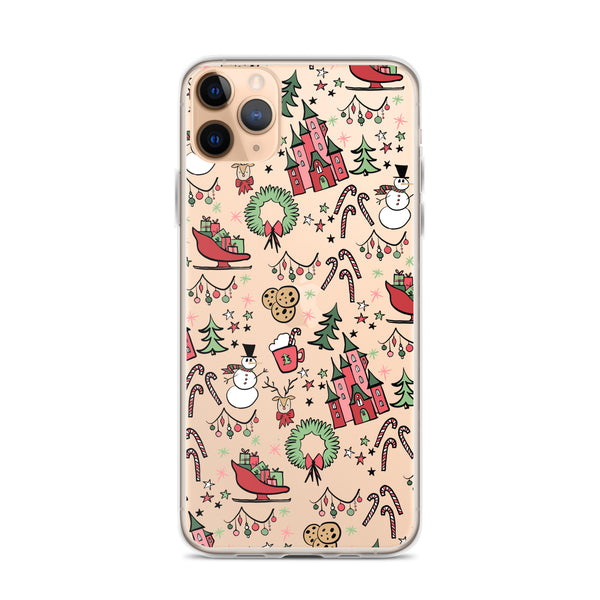 Disney Christmas Party iPhone Case Disney Phone Case Christmas Phone Case