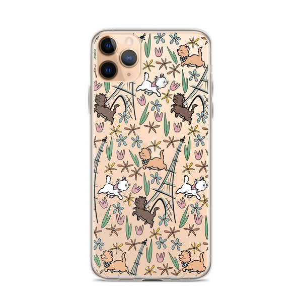 The Aristocats iPhone Case Paris in the Springtime Disney Phone Case Flower and Garden Epcot France iPhone Case