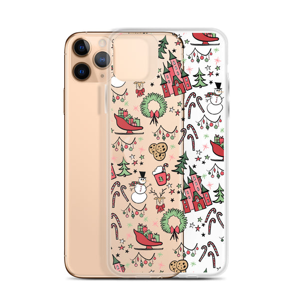 Disney Christmas Party iPhone Case Disney Phone Case Christmas Phone Case