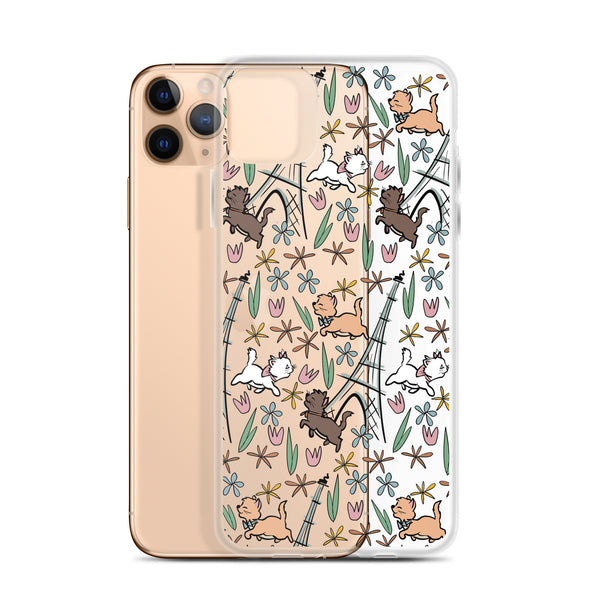 The Aristocats iPhone Case Paris in the Springtime Disney Phone Case Flower and Garden Epcot France iPhone Case