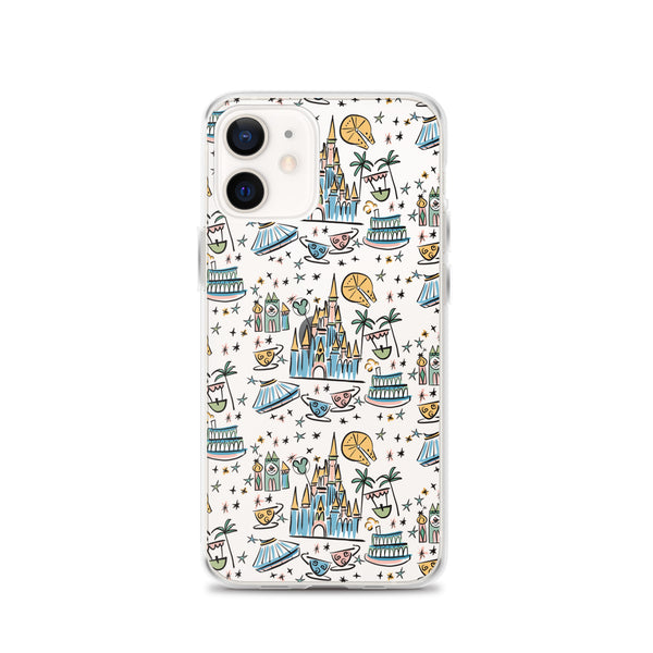 Disney Best Day Ever Disney iPhone Case Disney Parks Phone Case Castle Teacups Small World iPhone Case