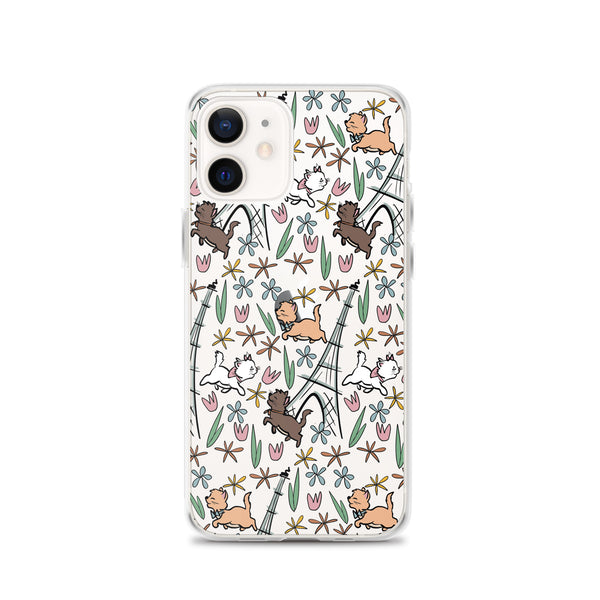 The Aristocats iPhone Case Paris in the Springtime Disney Phone Case Flower and Garden Epcot France iPhone Case