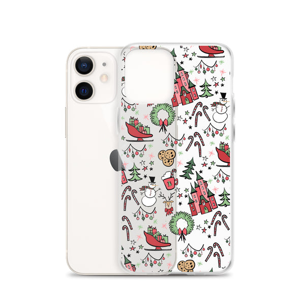 Disney Christmas Party iPhone Case Disney Phone Case Christmas Phone Case