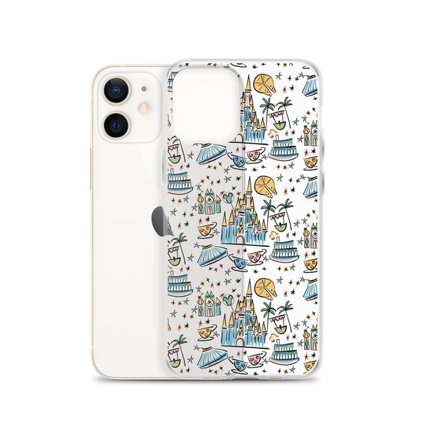 Disney Best Day Ever Disney iPhone Case Disney Parks Phone Case Castle Teacups Small World iPhone Case