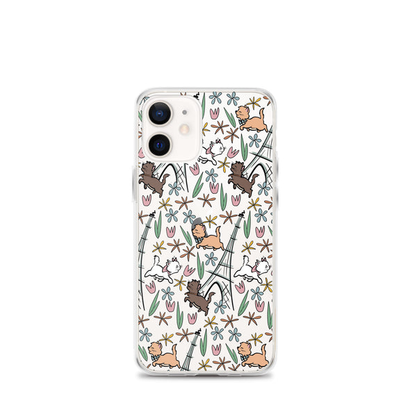 The Aristocats iPhone Case Paris in the Springtime Disney Phone Case Flower and Garden Epcot France iPhone Case