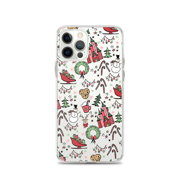 Disney Christmas Party iPhone Case Disney Phone Case Christmas Phone Case