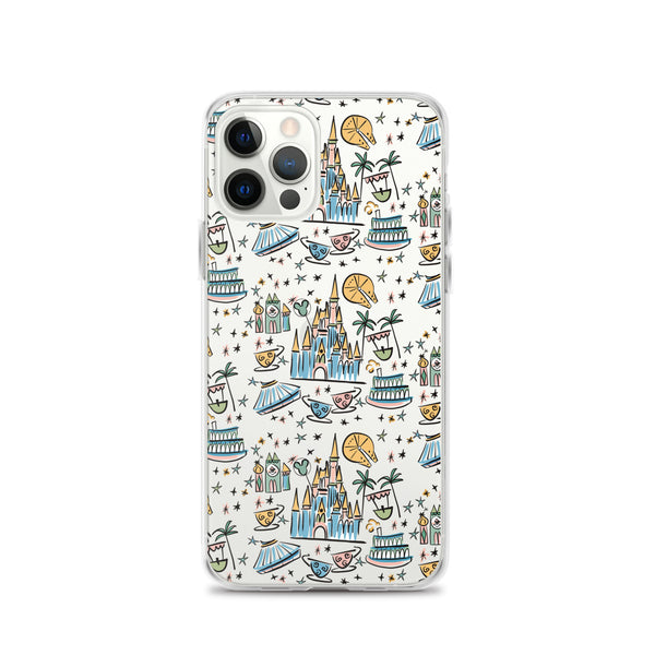 Disney Best Day Ever Disney iPhone Case Disney Parks Phone Case Castle Teacups Small World iPhone Case