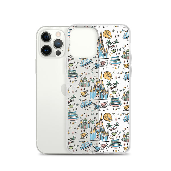 Disney Best Day Ever Disney iPhone Case Disney Parks Phone Case Castle Teacups Small World iPhone Case