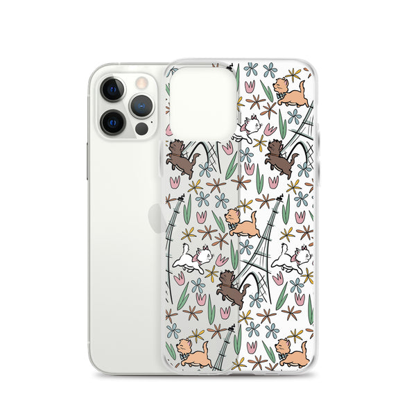 The Aristocats iPhone Case Paris in the Springtime Disney Phone Case Flower and Garden Epcot France iPhone Case