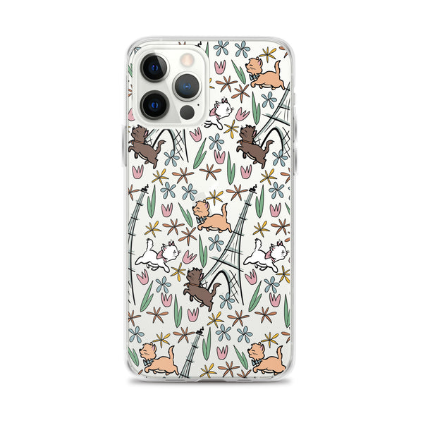 The Aristocats iPhone Case Paris in the Springtime Disney Phone Case Flower and Garden Epcot France iPhone Case