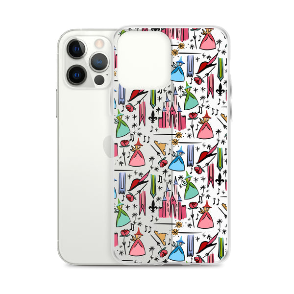 Sleeping Beauty iPhone Case Princess Aurora Good Fairies Castle Disney iPhone Case