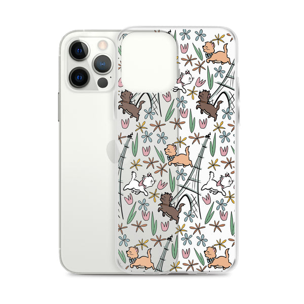 The Aristocats iPhone Case Paris in the Springtime Disney Phone Case Flower and Garden Epcot France iPhone Case