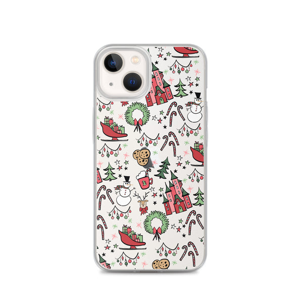 Disney Christmas Party iPhone Case Disney Phone Case Christmas Phone Case