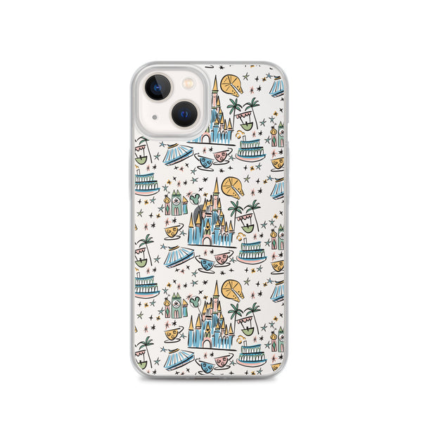 Disney Best Day Ever Disney iPhone Case Disney Parks Phone Case Castle Teacups Small World iPhone Case