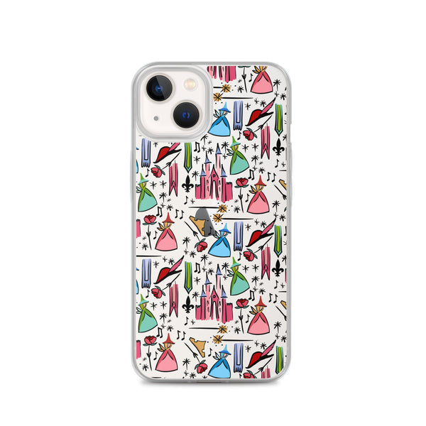 Sleeping Beauty iPhone Case Princess Aurora Good Fairies Castle Disney iPhone Case