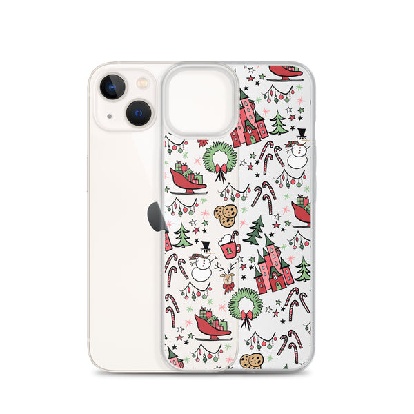 Disney Christmas Party iPhone Case Disney Phone Case Christmas Phone Case