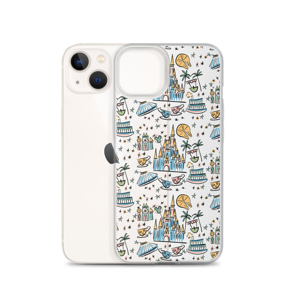 Disney Best Day Ever Disney iPhone Case Disney Parks Phone Case Castle Teacups Small World iPhone Case