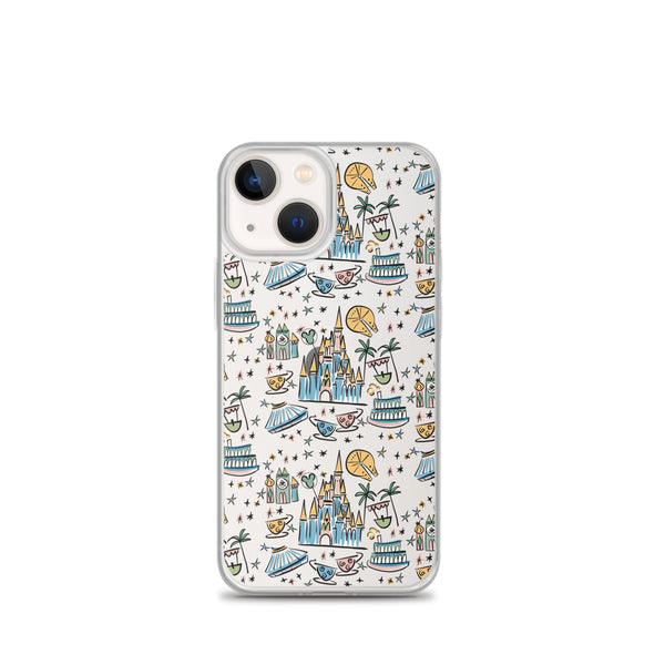 Disney Best Day Ever Disney iPhone Case Disney Parks Phone Case Castle Teacups Small World iPhone Case