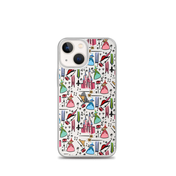 Sleeping Beauty iPhone Case Princess Aurora Good Fairies Castle Disney iPhone Case